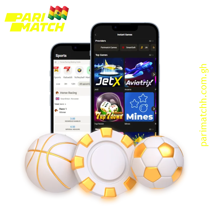 Players from Ghana can download the Parimatch app for free and get full access to all the platform's features